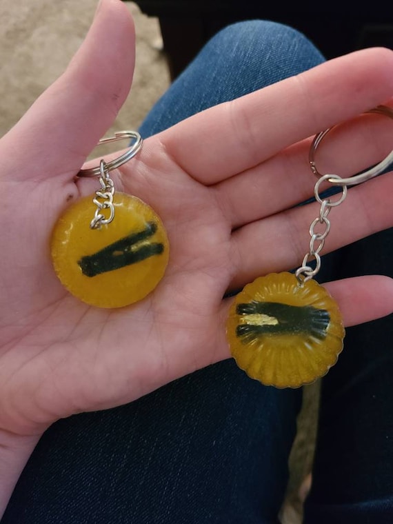Stapler in Jello Keychain Etsy