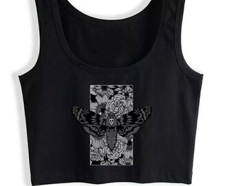 Emo Crop Top Etsy Emo Crop Top Etsy