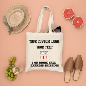 Bolsa de mano personalizada, Bolsa de mano promocional, Bolsas de compras con su logotipo, Bolsa de mano personalizada, Bolsa de mano bordada con nombre personalizado, Bolsa de lona