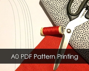 A0 Sewing Pattern Printing