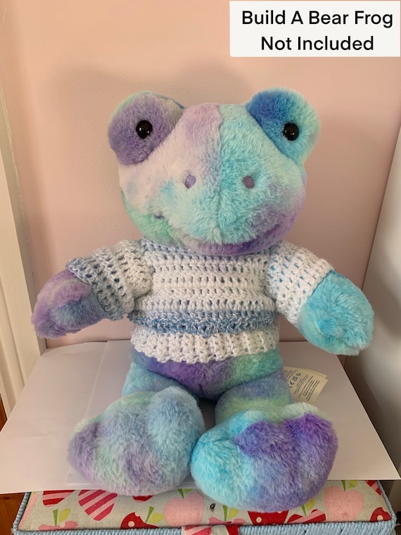Crochet Build A Bear Spring Green Frog, Spring Pink Frog Jumper build A Bear  Frog Not Included Fits a 16 Inch/ 40-41cm Teddy. -  Finland