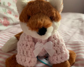 Handmade Crochet jumper/ sweater Made To Fit tiny smudge Jellycat *Jellycat Not Included*