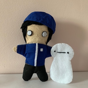 Mini plush version of Quackity: Las Nevadas Feral Boys,Crew Boys,MCYT Plushie,Dream SMP plush, qsmp