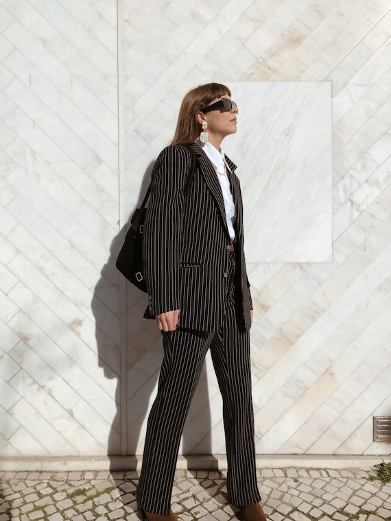 Stripped wool man’s suit