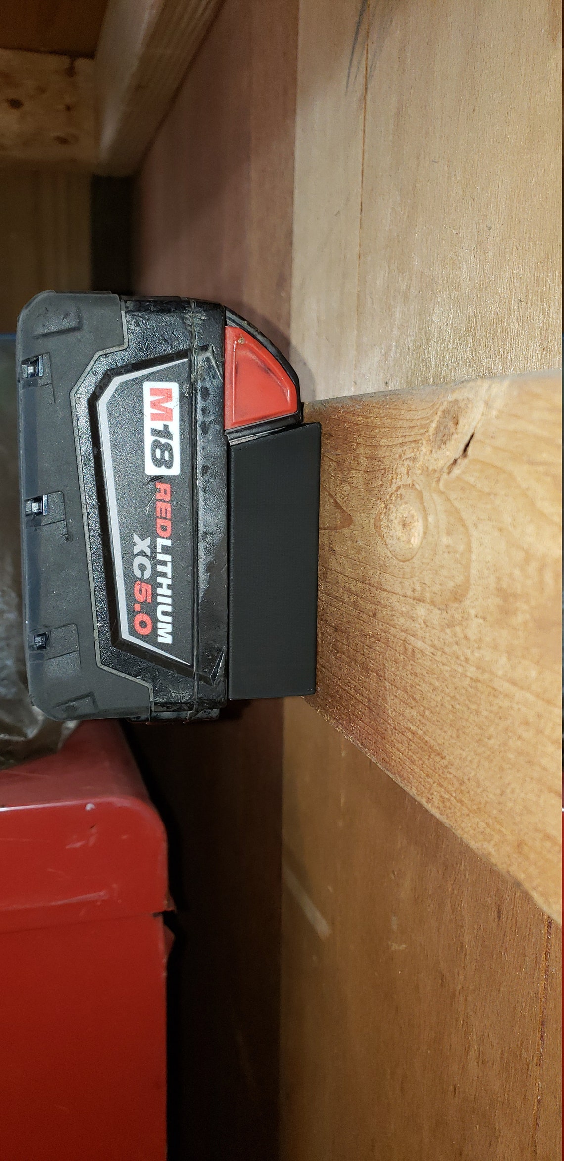 Milwaukee battery wall holder Etsy