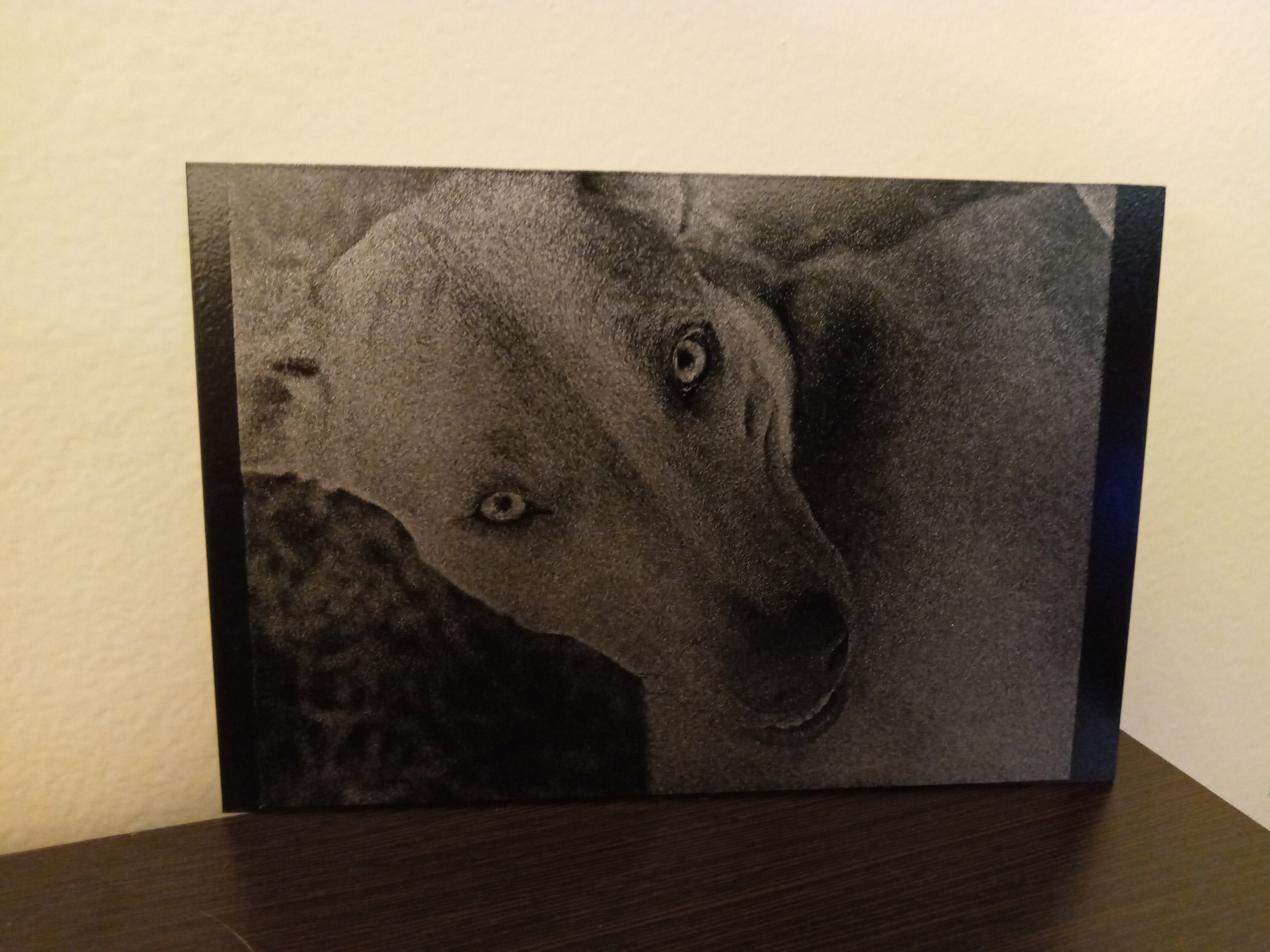 Custom Laser Etched Glass with Frame 4 x 6 or Etsy