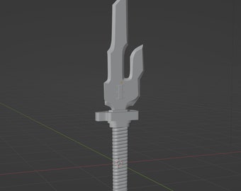 Inverted Spear of Heaven jjk STL 3D model