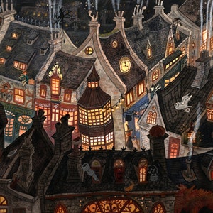 On Sale Magic street, a witch alley full of wizards image 2