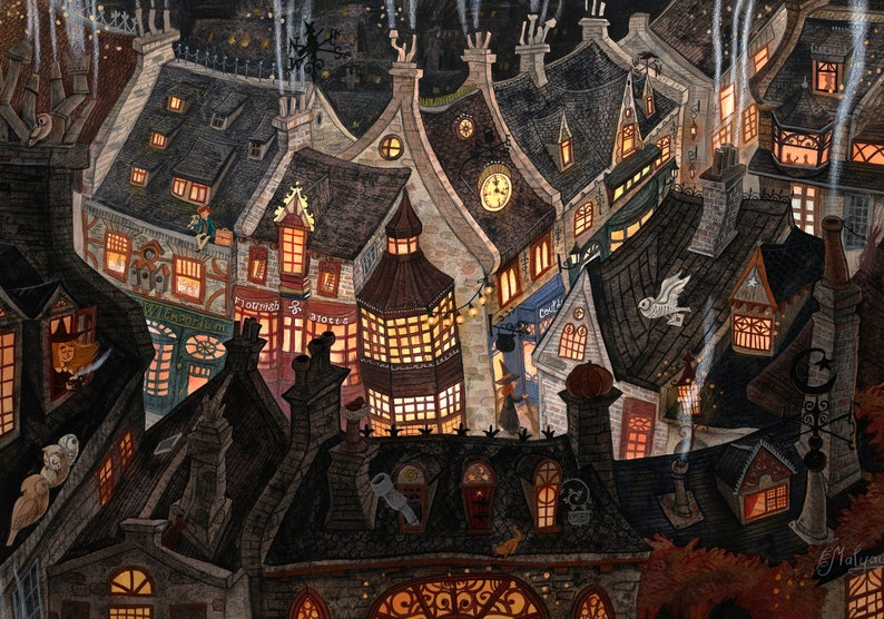 On Sale Magic street, a witch alley full of wizards image 2