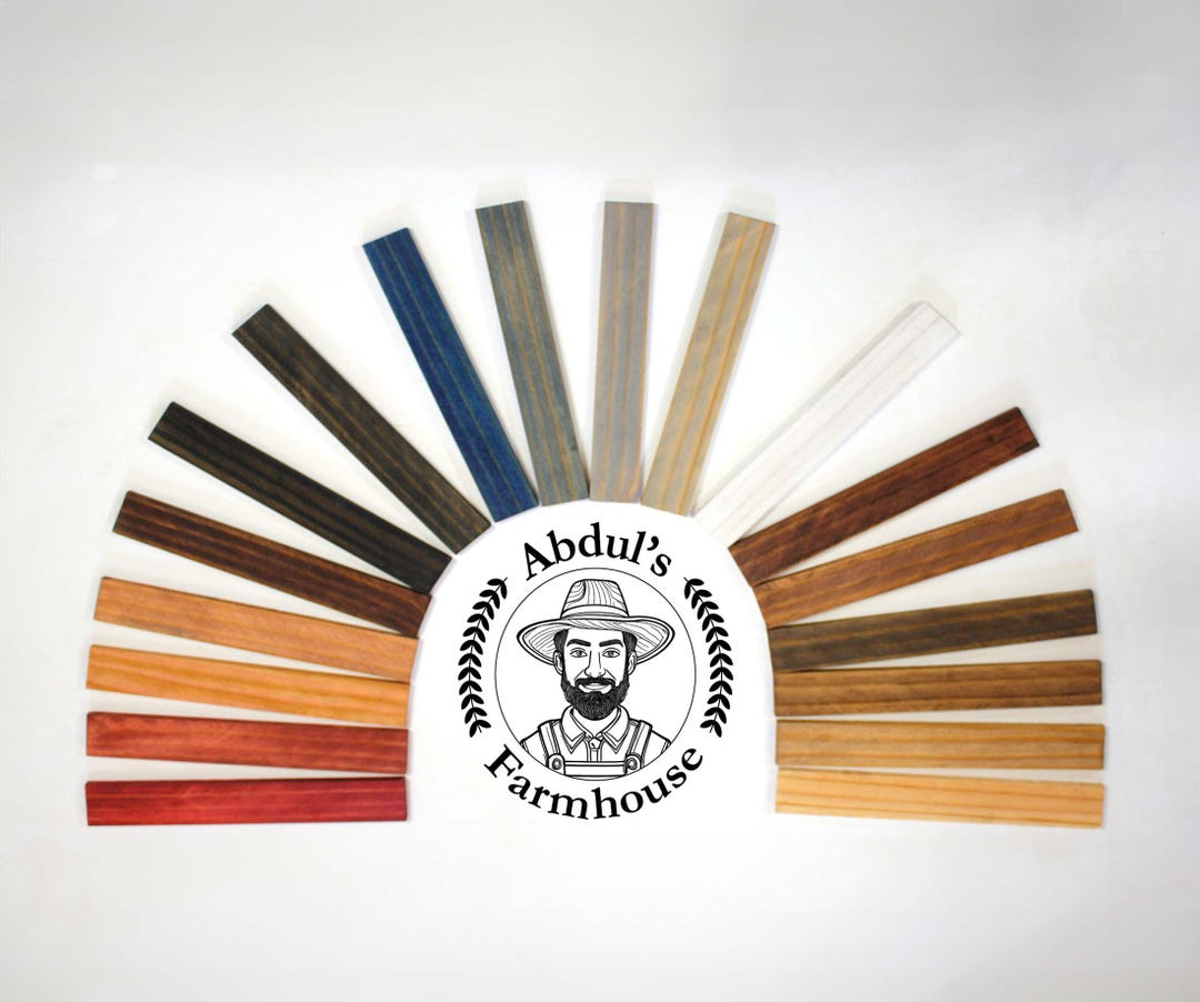 Pine Wood Minwax Stain Samples for Coat Racks, Shelves, Cabinets, and ...