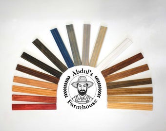 Pine Wood Minwax Stain Samples for Coat Racks, Shelves, Cabinets, and Picture Ledges in colors to match your Home, Office, or Business