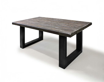 Farmhouse Coffee Table Reclaimed Wood Handcrafted & Hand-Weathered Rustic Modern Country Home Decor for Living Room Made in America