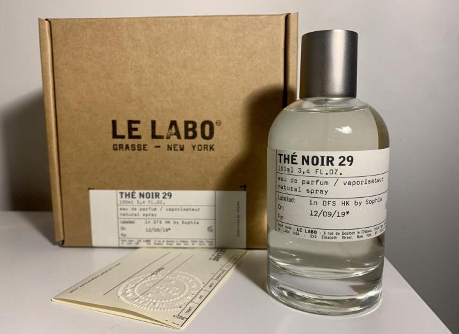 Le Labo The Noir 29 Eau De Parfum 3.4 oz /100 ml New Box Etsy
