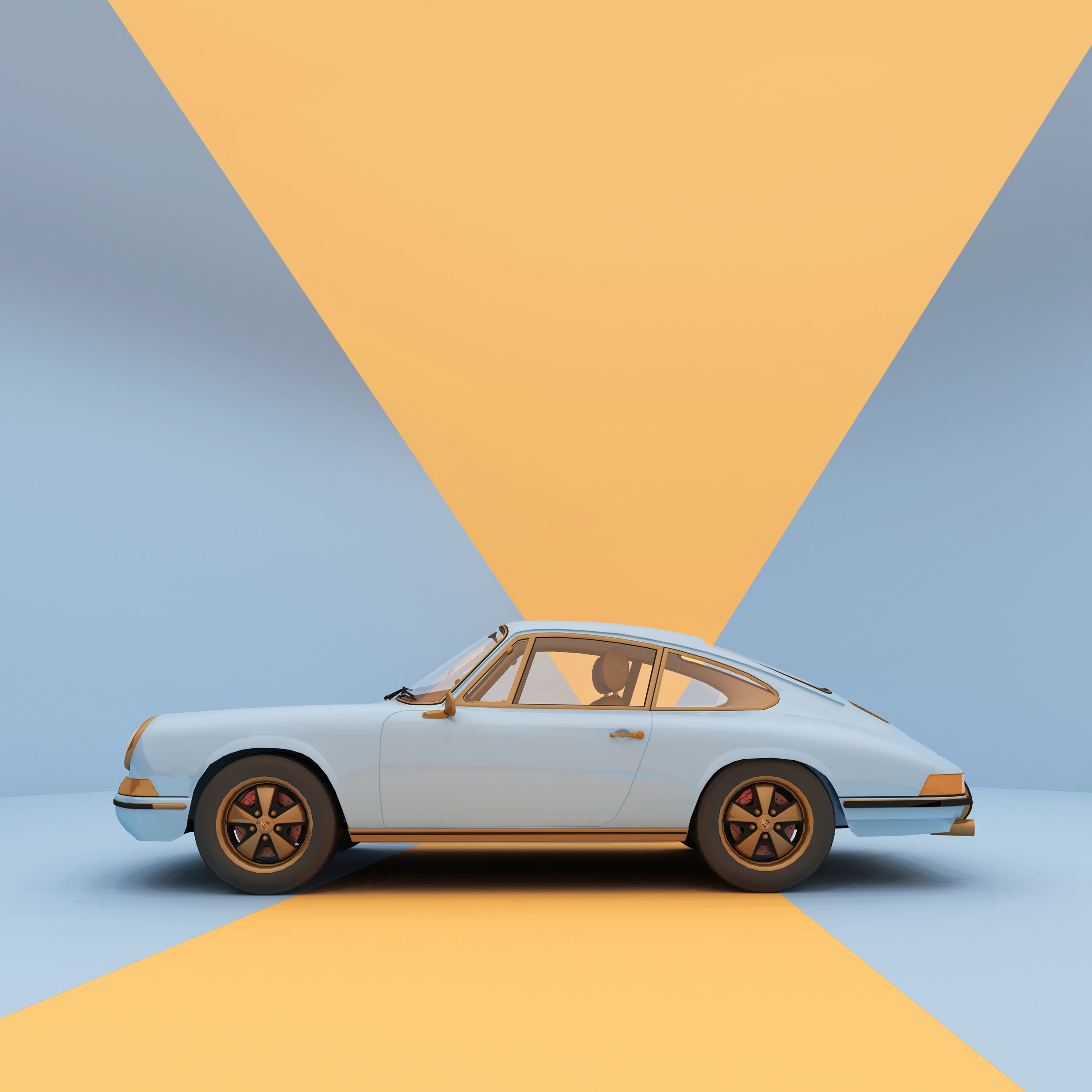 Порше 911 арт