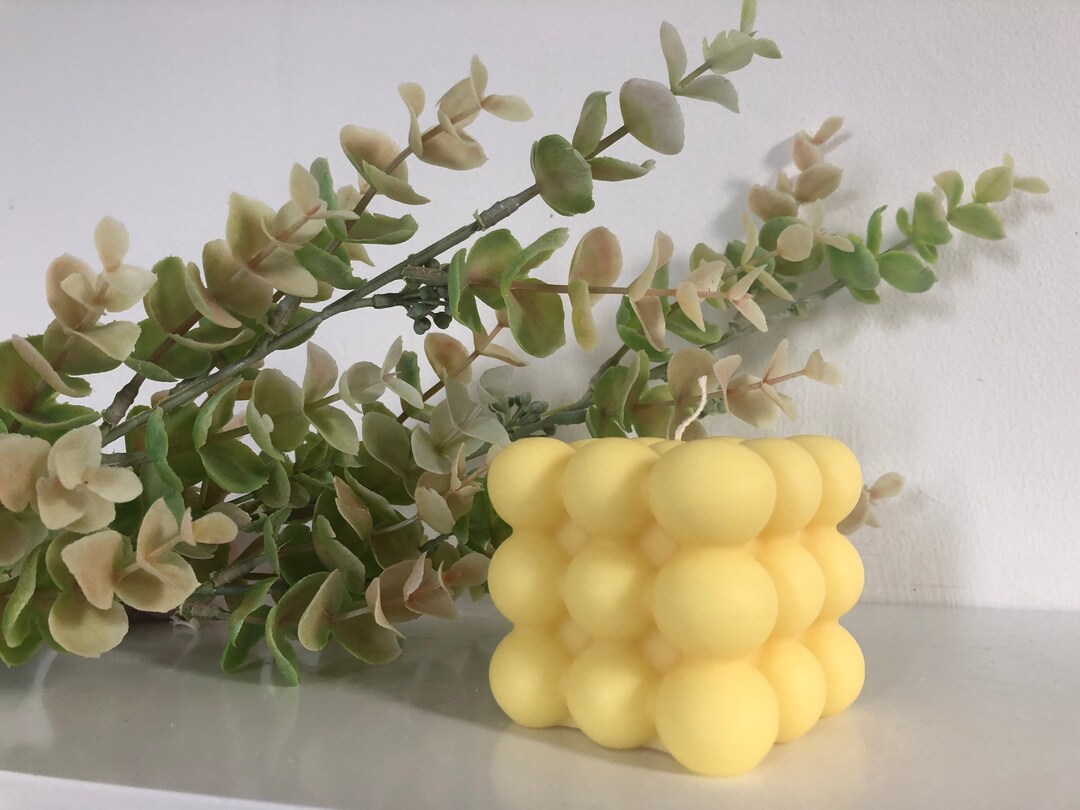 Bubble Soy Wax Candle Etsy UK