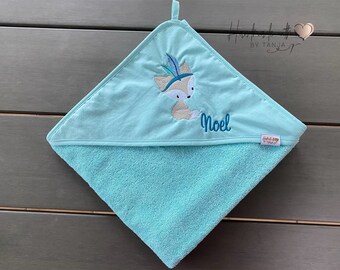 Hooded towel XXL, towel, personalized, gift, handmade, baby