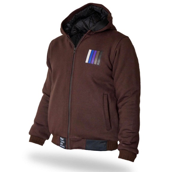 Brown Jiu Jitsu Hoodie Bomber Jacket