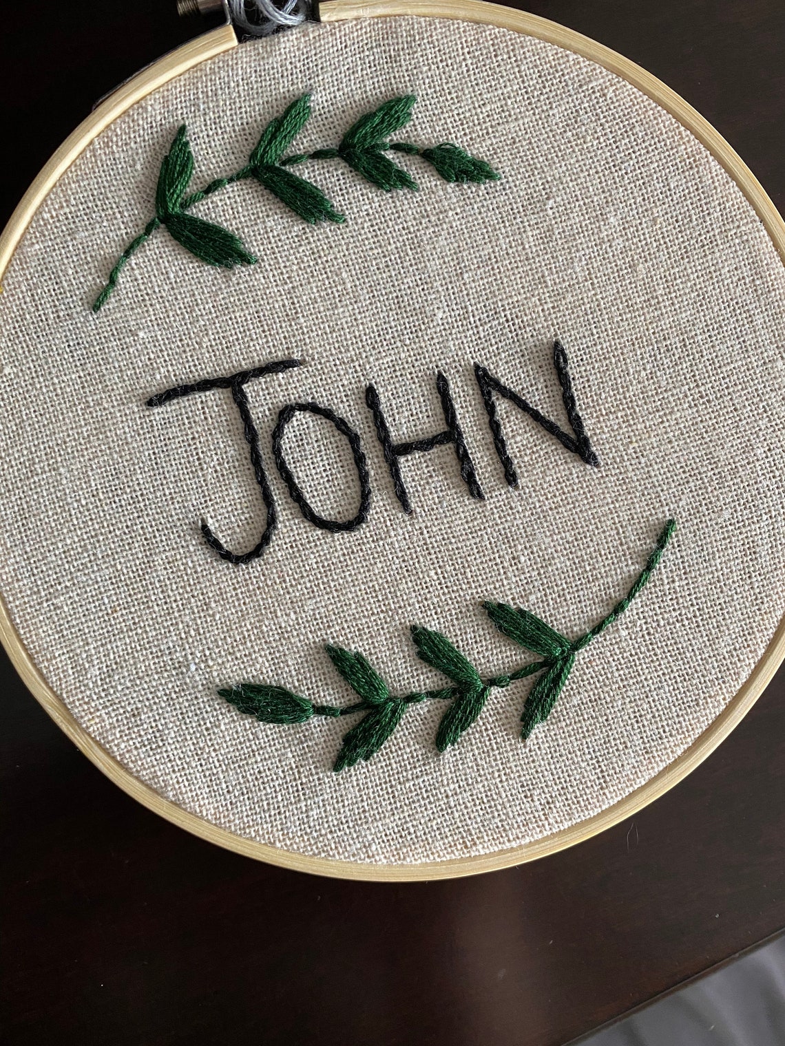 Handmade Custom Embroidered Loop Etsy