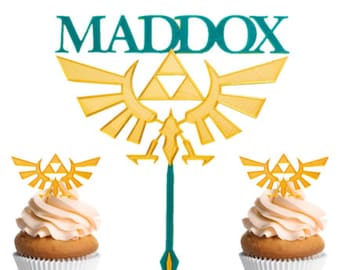The Legend of Cake and Cupcake (1 Doz) Topper-combinatielink