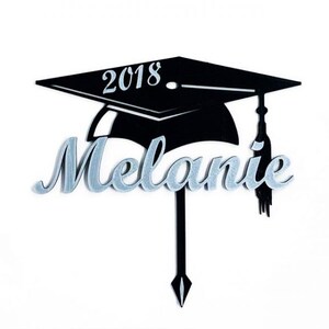 Graduation Cap Personalized Cake Topper