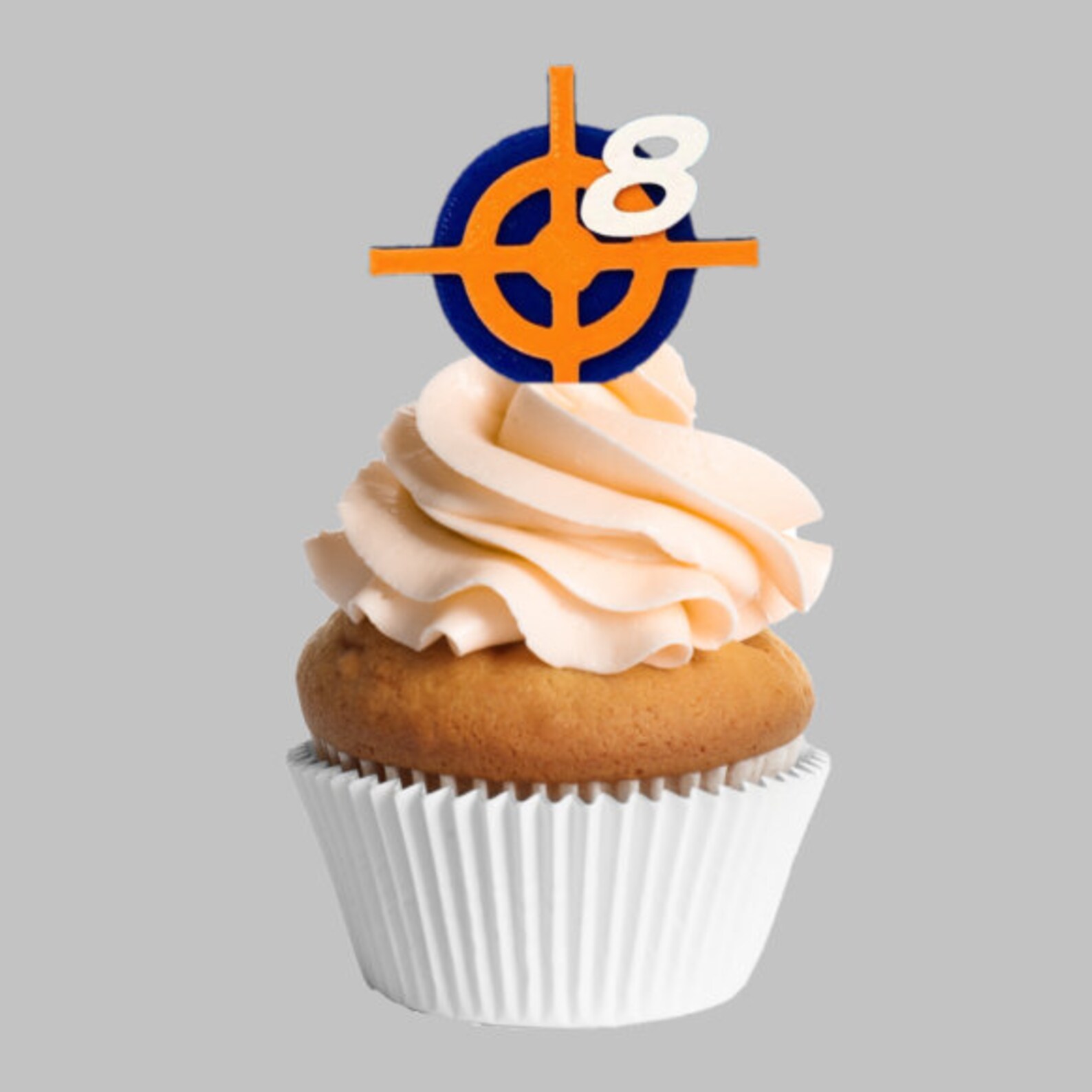 Nerf Target Personnalisé Cupcake Toppers 1 Douzaine Etsy