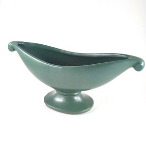 McCoy Pottery Garden Club Line - Green 11 1/2&quot; Planter - Centerpiece  1958