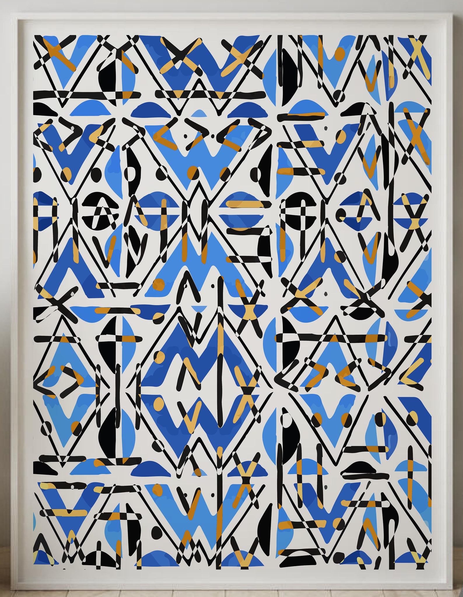 Modern Tribal Art Collection-1 Digital Art Limited Edition - Etsy