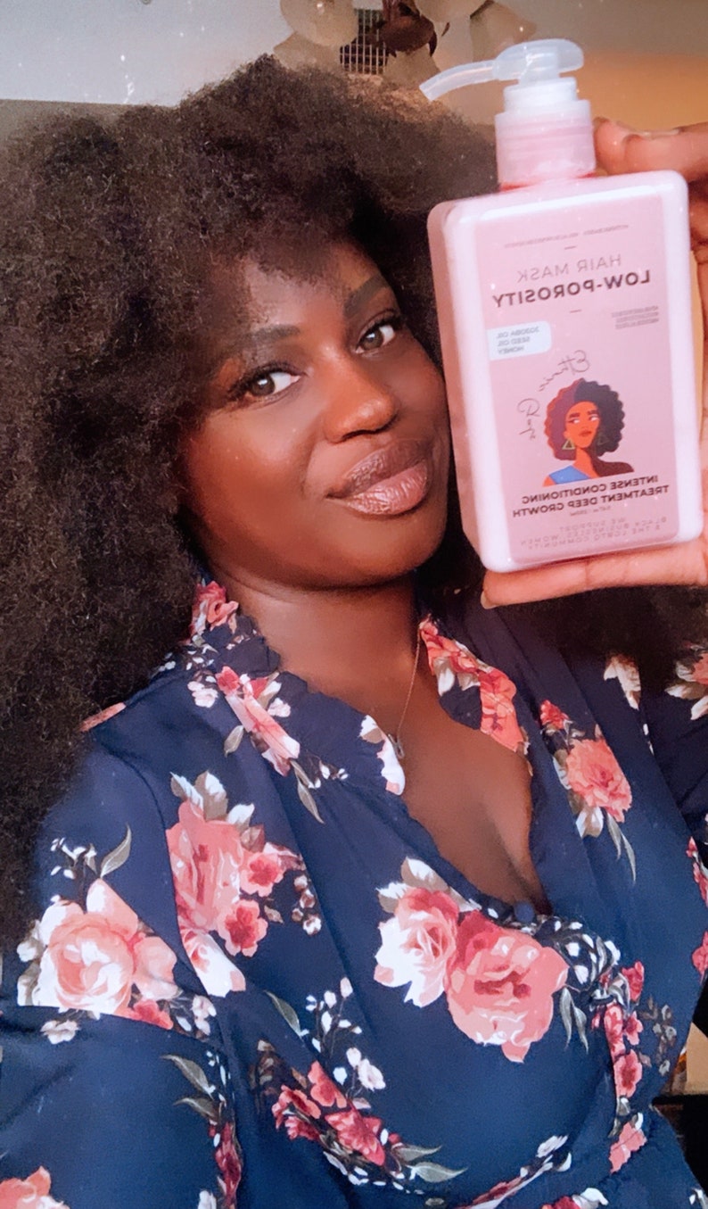 Deep Growth Low Porosity Hair Mask (deep Conditioning) Jojoba Oil/honey Etsy