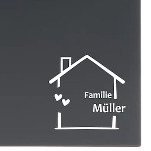 Sticker Mailbox Sticker Personalized Mailbox Label Mailbox Sign Inauguration Moving Plotting Vinyl