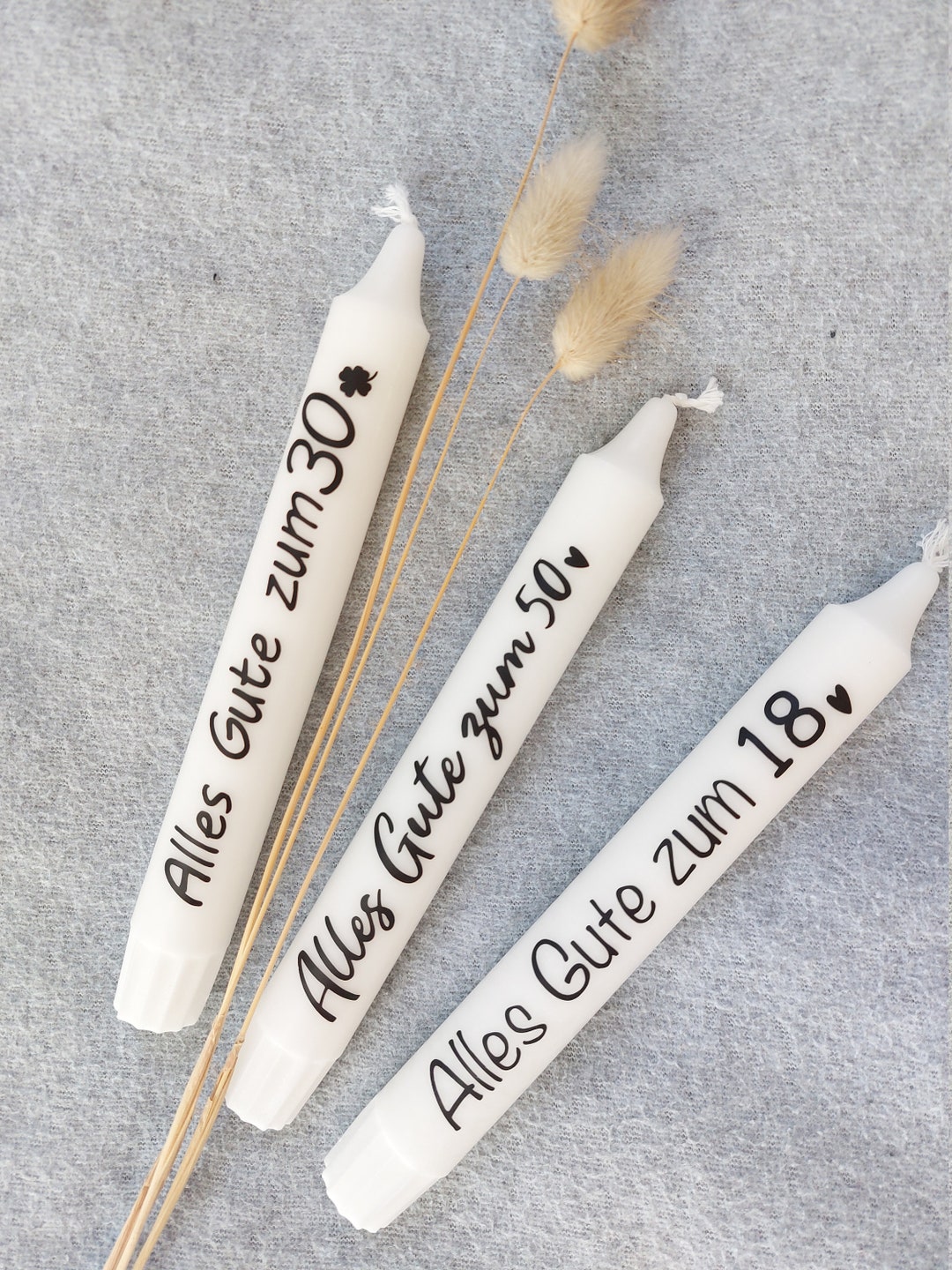 Geburtstagskerze mit Spruch Etsy.de