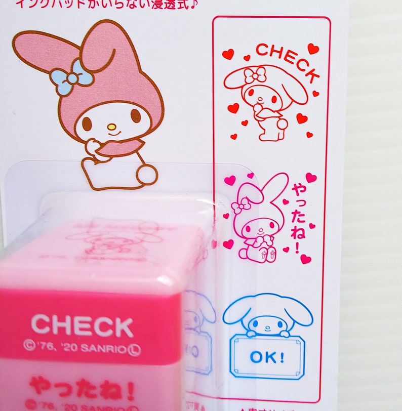 Kawaii Sanrio Message Stamps,self-inking stamps My Melody,Cinnamoroll,Little Twin Stars Hello Kitty