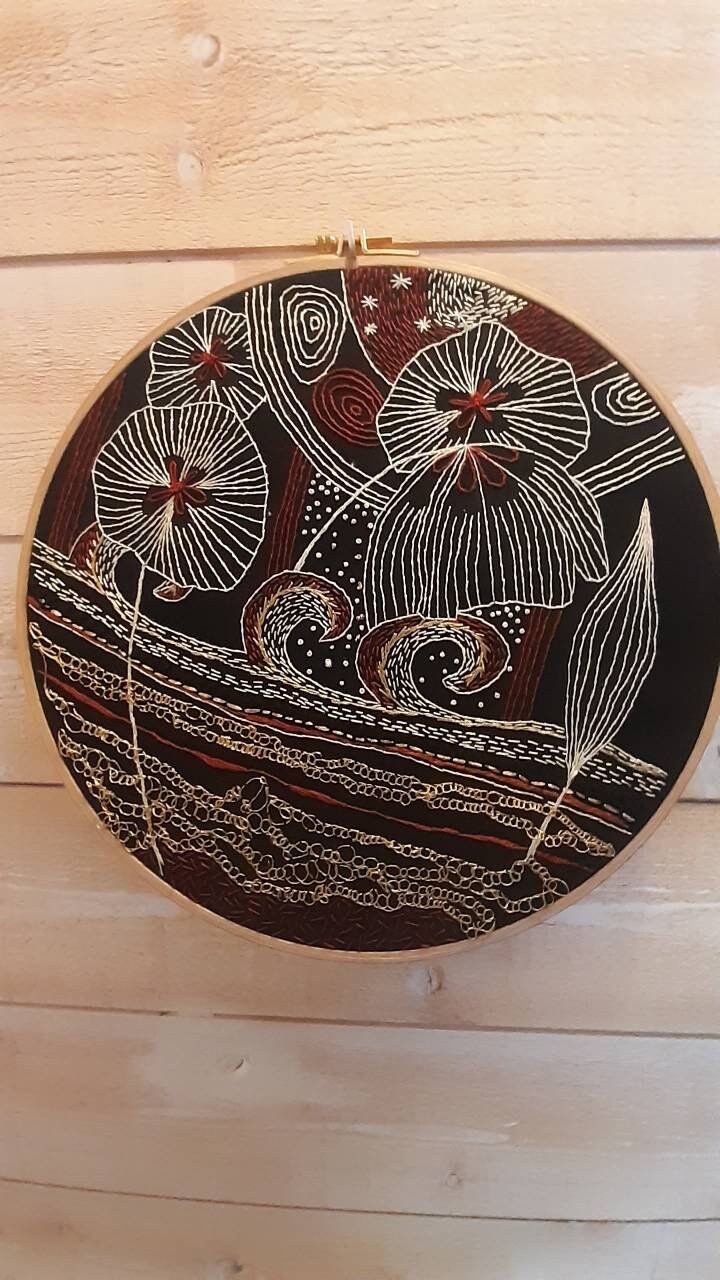 Tambour Brodé à Lamain