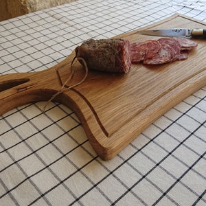 Planche en chêne —  fromage, tapas, etc.
