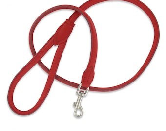 Correa dd de cuero genuino, roja, 120 cm de largo de SiaLinda