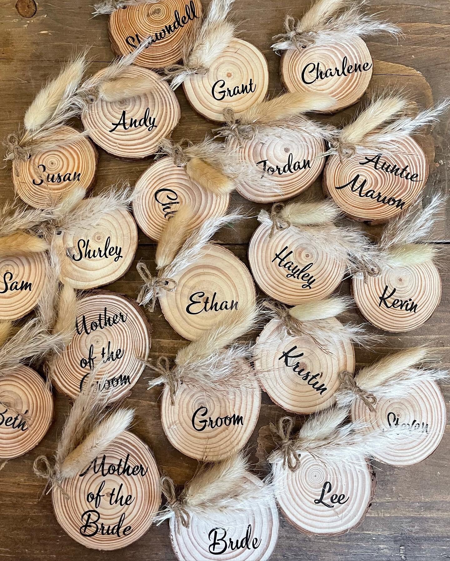 Personalised Wedding Rustic Wooden Table Names With Dried Etsy UK