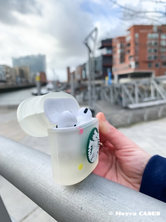 Starbucks Minimalist Airpods Pro Case Bubble Tea AirPod 1 2 Clear