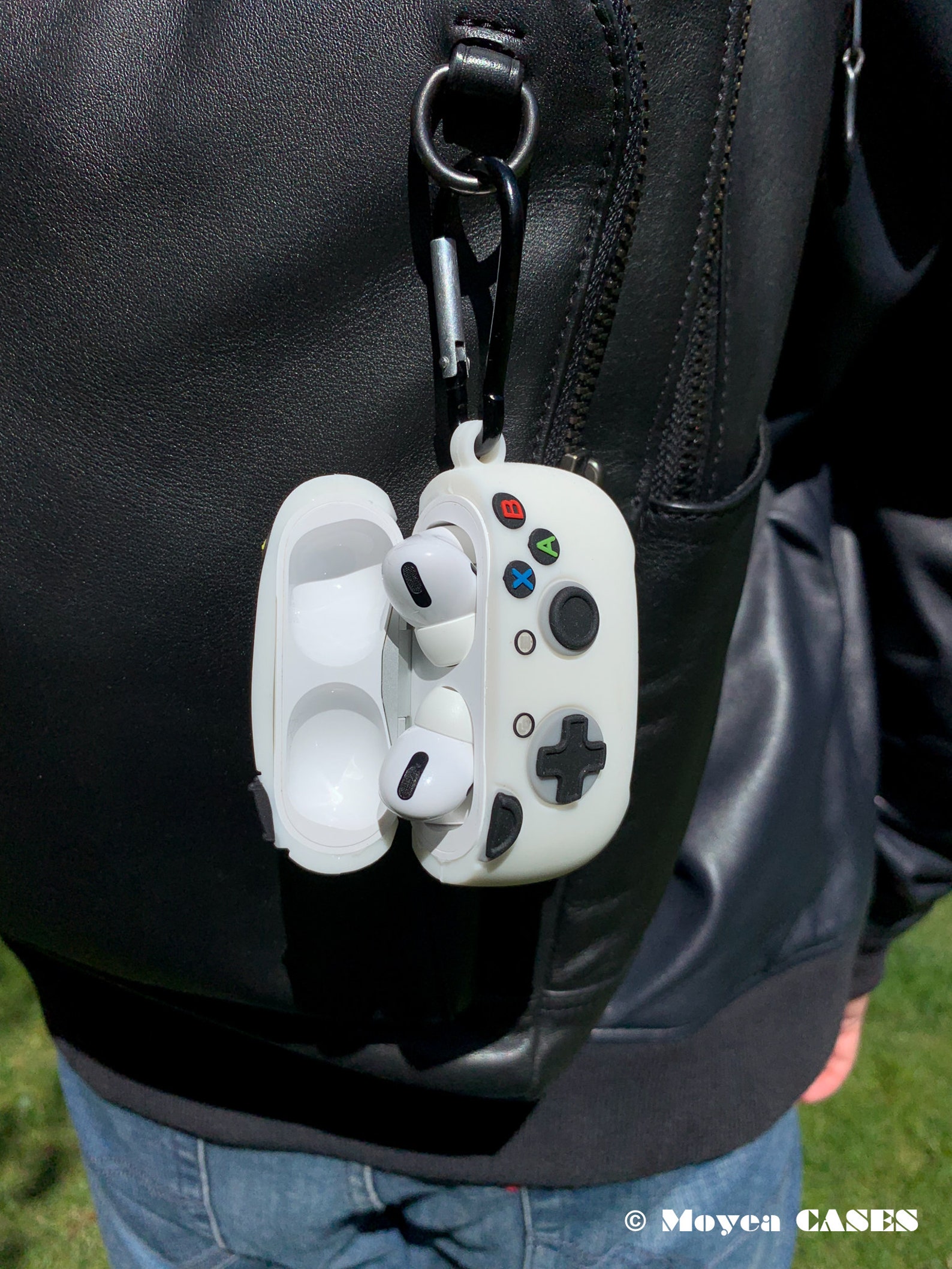 Airpods Pro Case Game Console 3D Airpods 1 2 White Case With Keychain