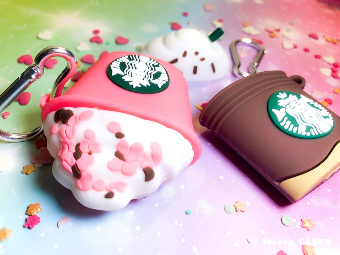 Airpods Pro Case Starbucks Coffee Cup Pink Airpods 1 2 Case Etsy