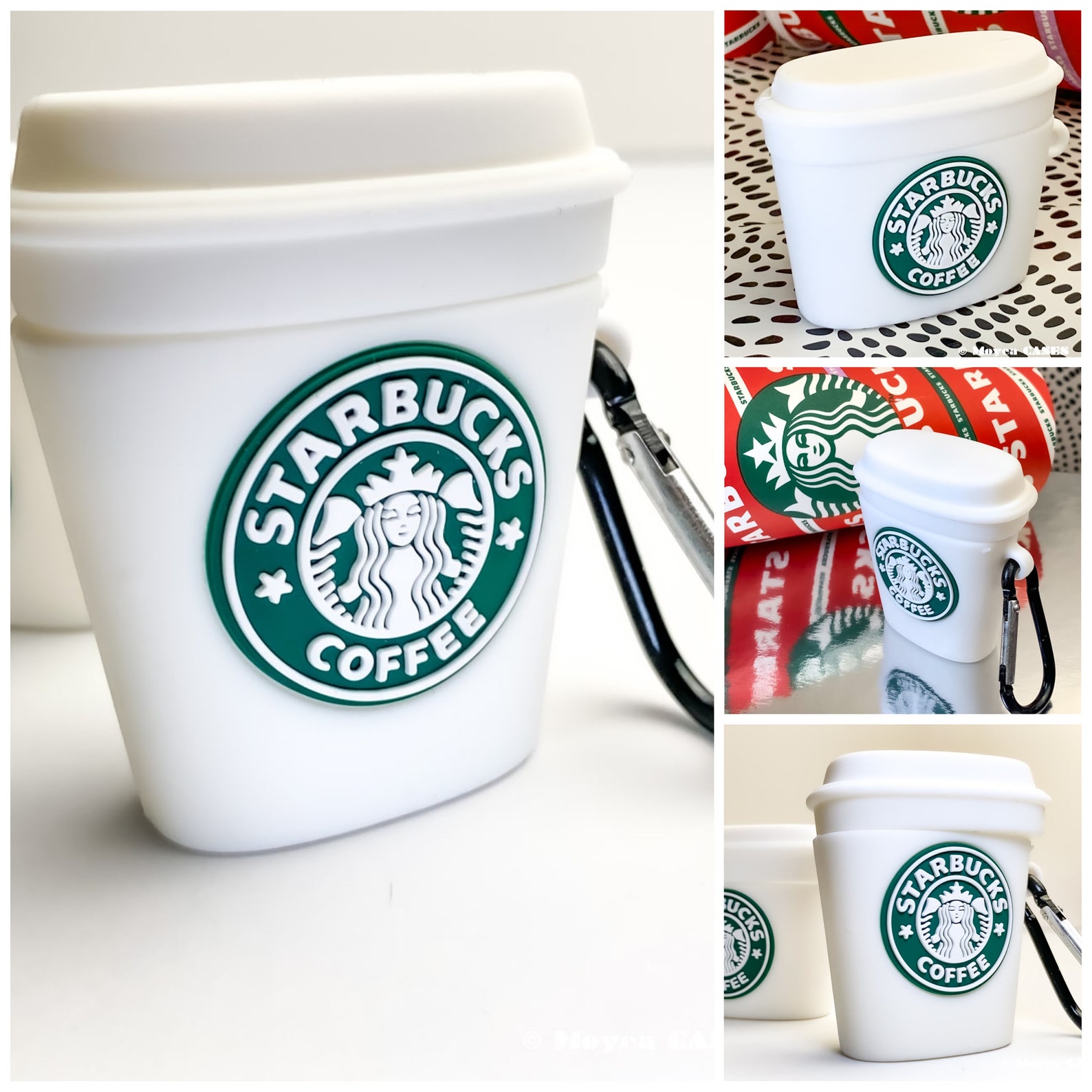 Cool Airpods Pro Case Starbucks White Coffee Cup for Airpods Etsy