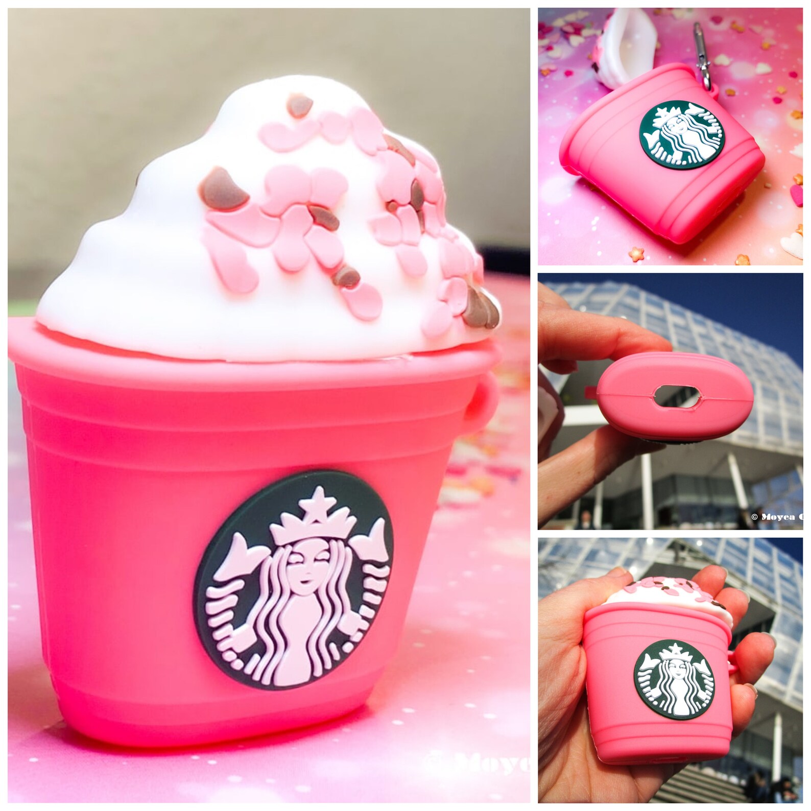 Airpods Pro Case Starbucks Coffee Cup Pink Airpods 1 2 Case Etsy