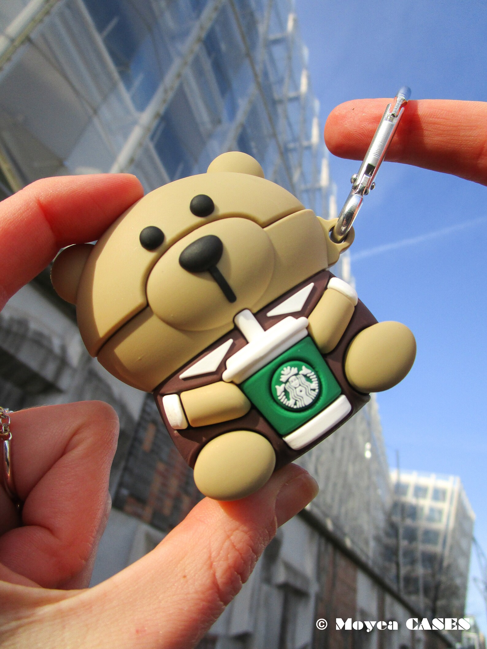 Bear Starbucks Coffee Airpods Case Beige Style Airpods 1 & 2 Etsy