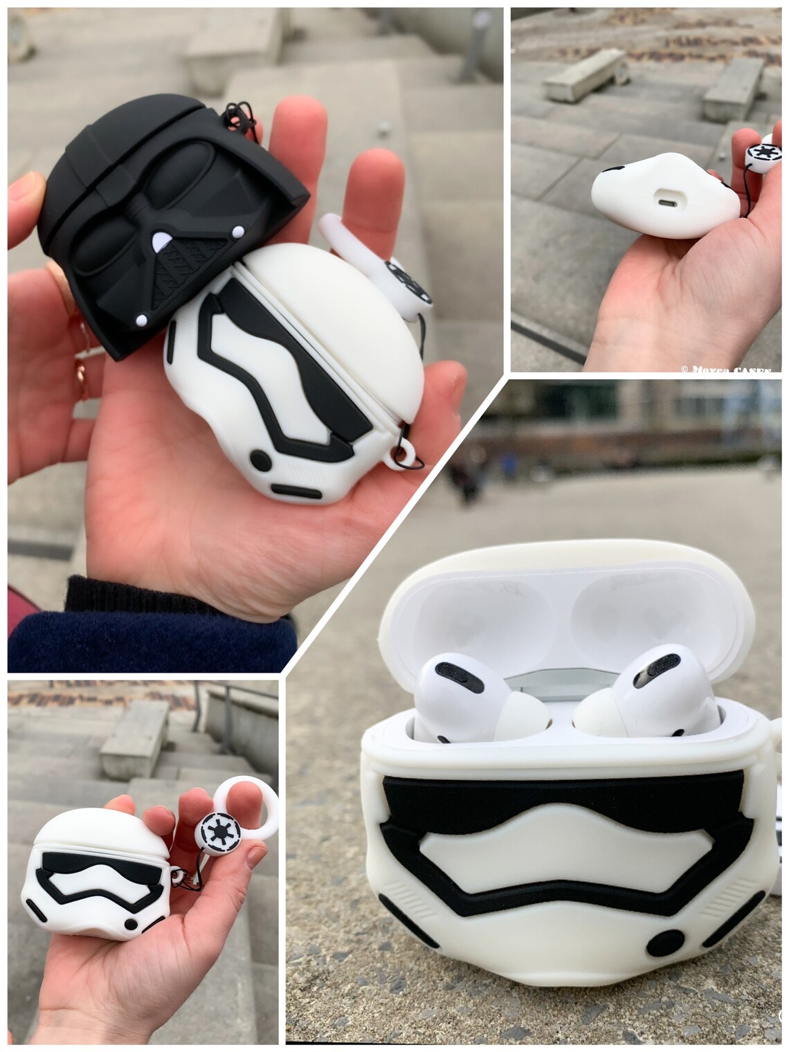 Airpods Pro Baby Yoda Grogu 3D Case Star Wars Darth Vater Etsy
