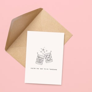 You're the She to my Nanigans | Minimalist | Galentines Day Card | A5 or A6 | Multipack