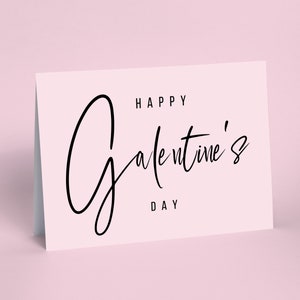Classy Galentines Day Card | Elegant Script | Luxe Cardstock| Galentines Day Cards