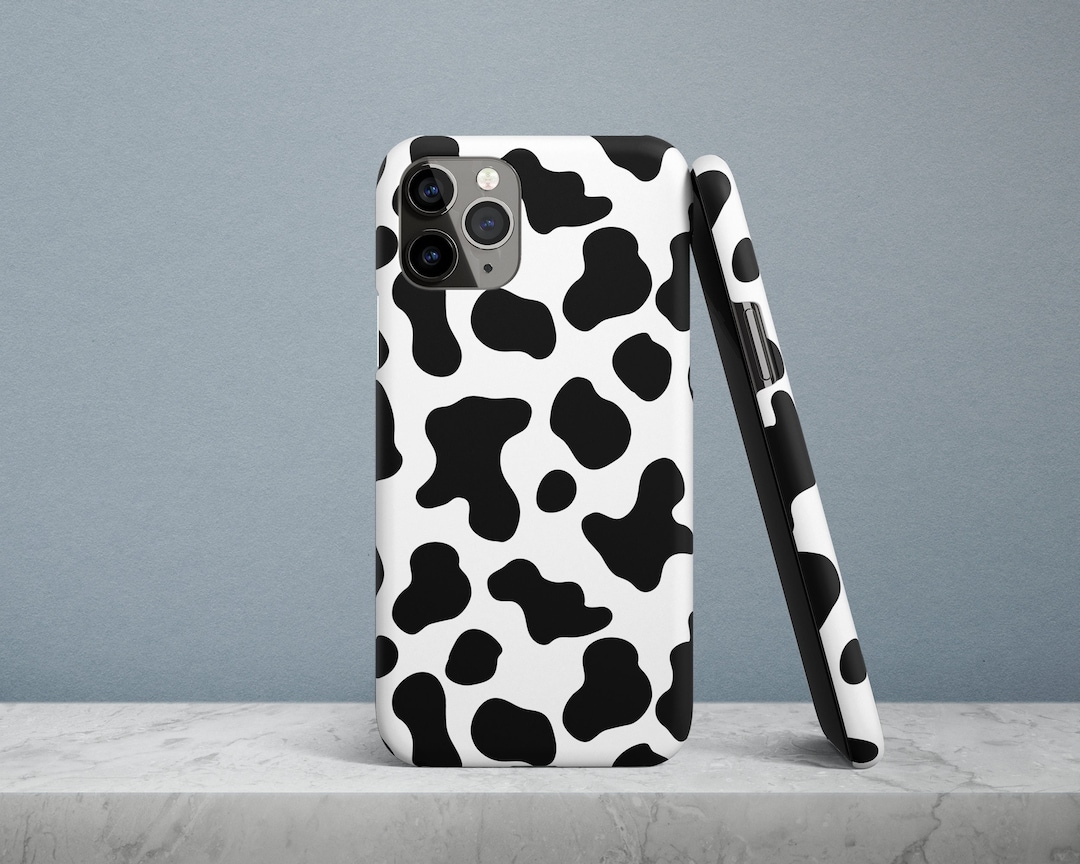 Cow Print Case for iPhone 15, 14, 13 Pro Max, 12 Mini, iPhone 11 Pro, iPhone X, iPhone XS
