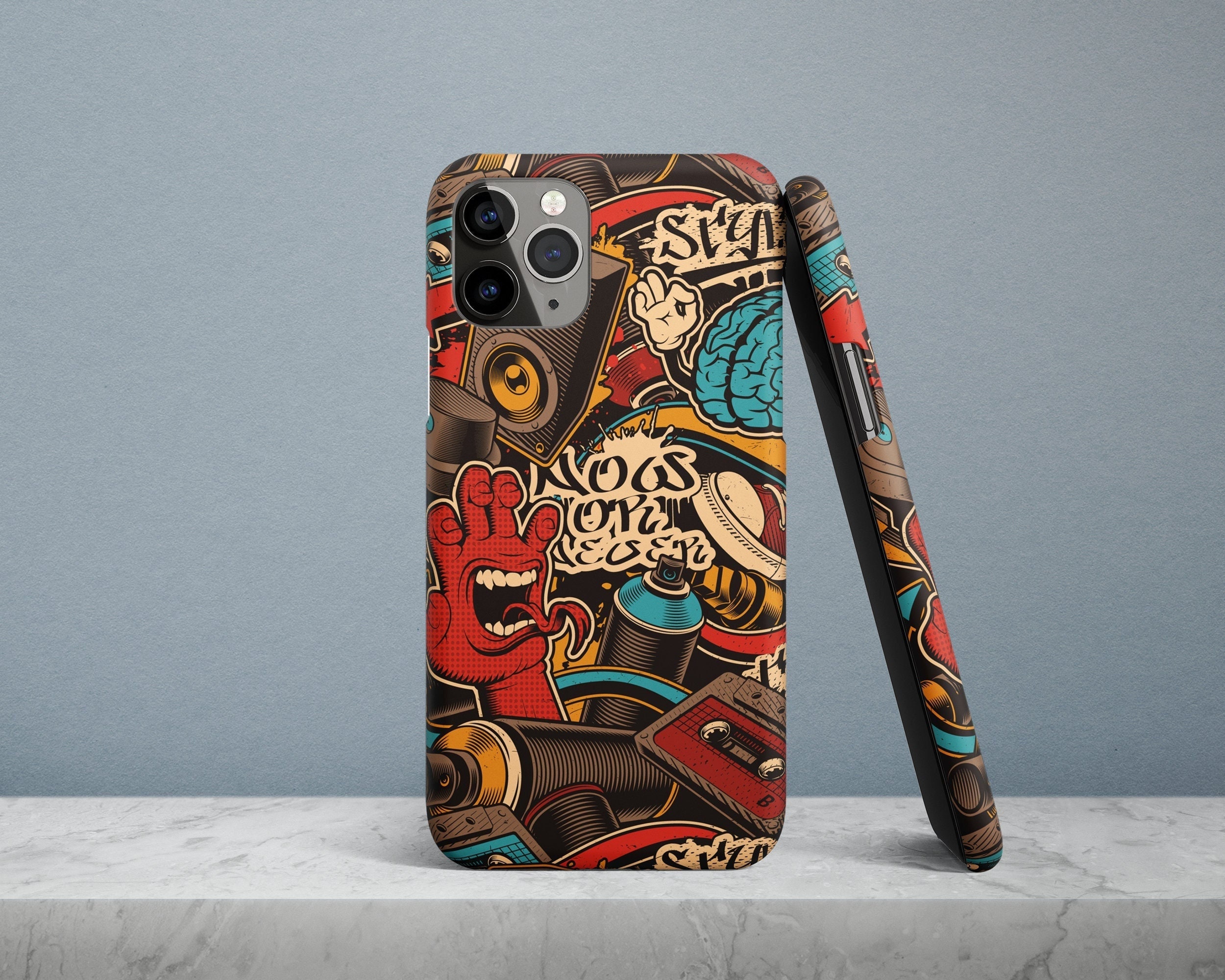 FIRST AID KIT - Utility Sticker In Graffiti Style iPhone Case for