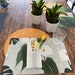 Calla, Easy to Clean Printed Vinyl Placemat | Summer Decor | Plate Chargers | Dinner Place Mat | Floral | Sold Individually, set of 4 or 6 
