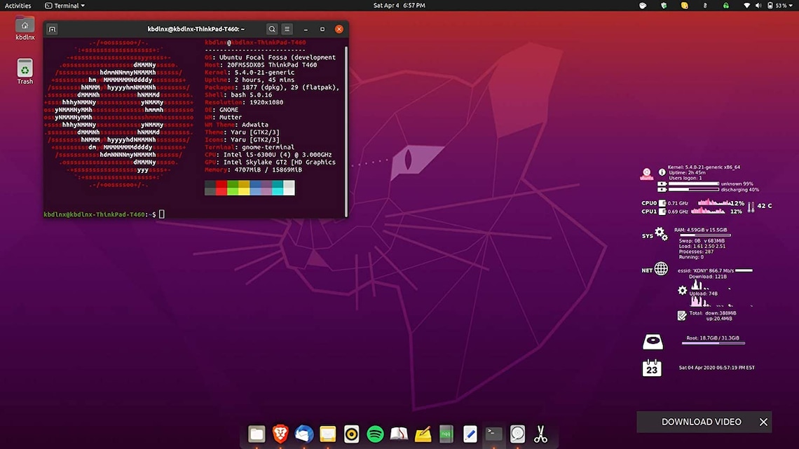 Ubuntu Linux 20 Latest Version 2020 On Dvd Etsy