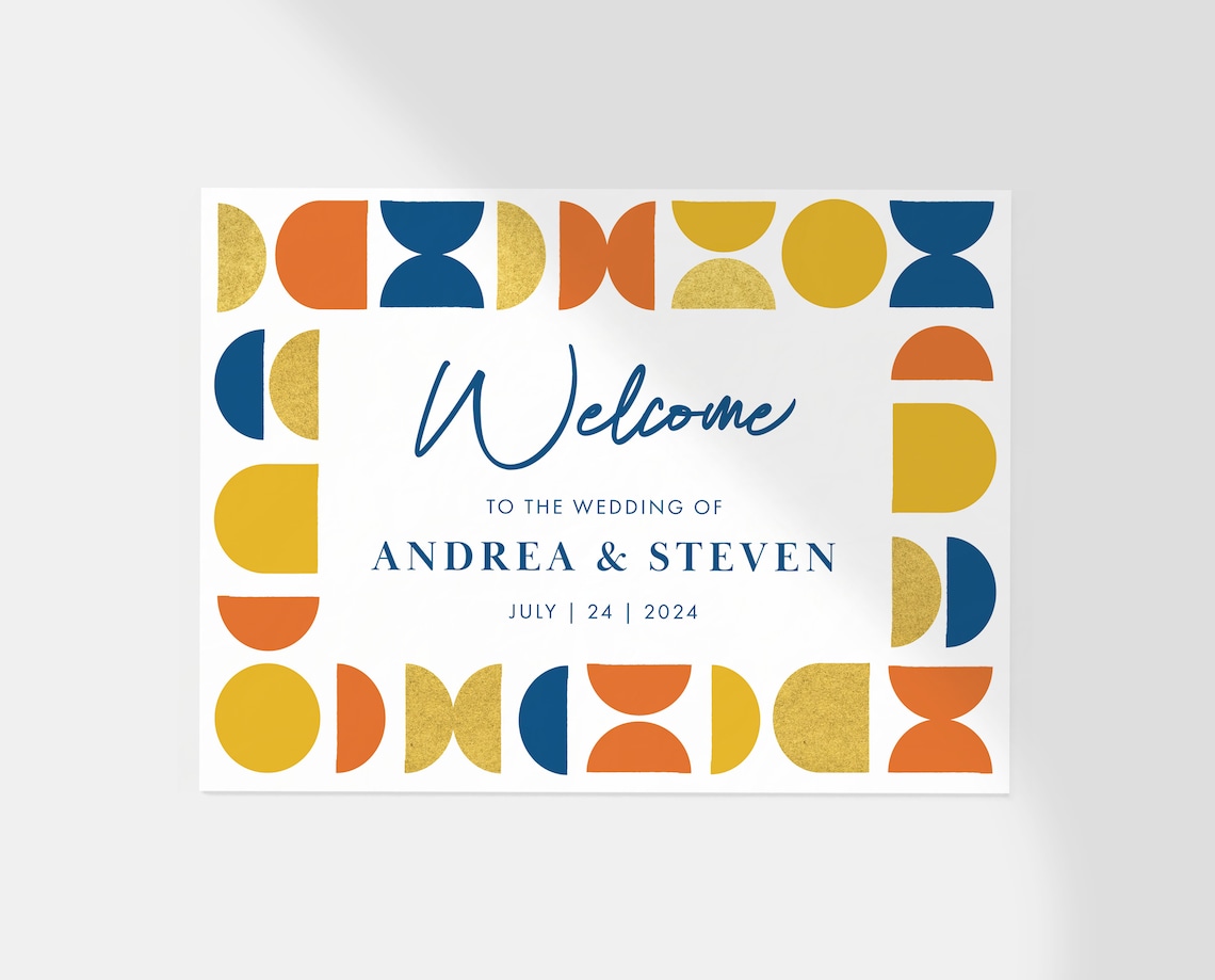 Printable Wedding Welcome Sign, Digital Download Wedding Sign, Wedding ...