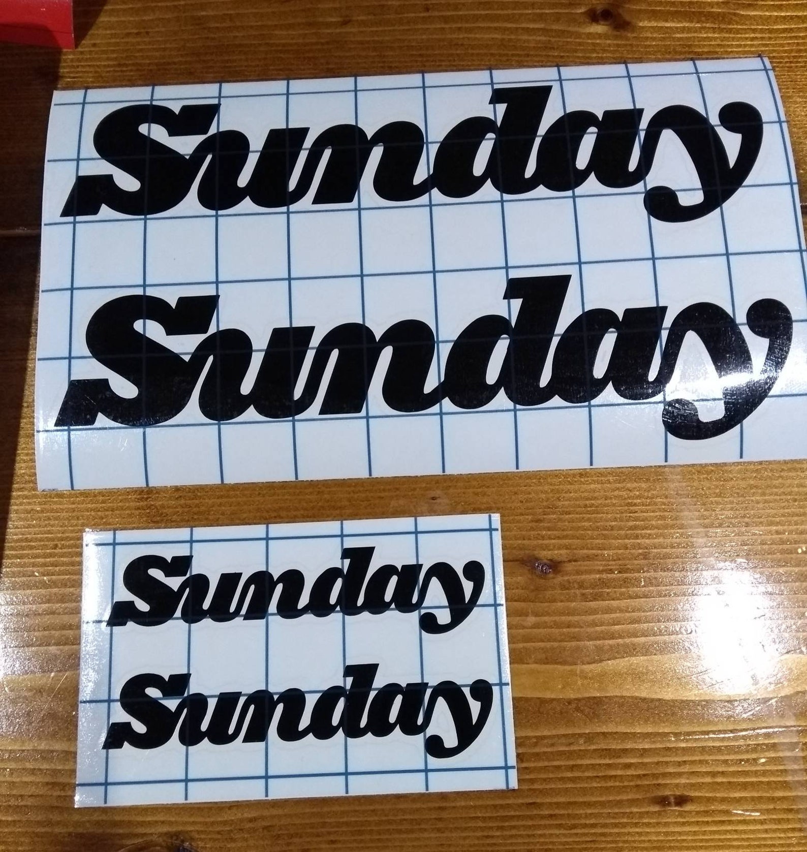 Set of 2 Sunday bikes BMX freestyle chevron Decal Vinyl Cut Etsy